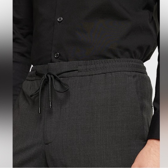 🐟Express Men’s Extra Slim Charcoal Wool Blend Modern Tech Dress Pants NWT - Picture 2 of 6